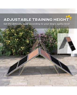 Dog Agility Equipment Ramp with Non-slip Surface, A-frame,