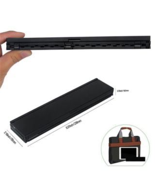 Metal Portable Mini Bluetooth Keyboard and Dual-Mode Charging Mouse Set - Wireless Keyboard for Phone and Tablet, Foldable Bluetooth Keyboard, White