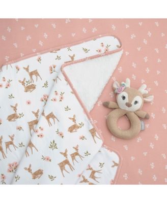 Cotton Jersey Fitted Sheet - Dusty Rose