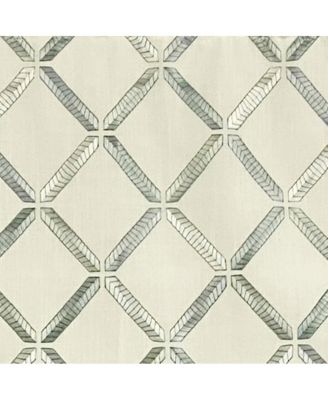 Granville Cornice 3" Rod Pocket Window Valance 50" x 17" Mermaid Green by RLF Home