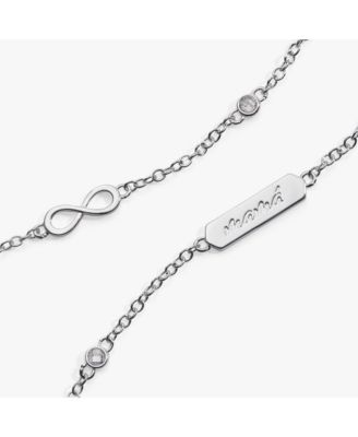 Mama Infinity Adjustable Chain Bracelet