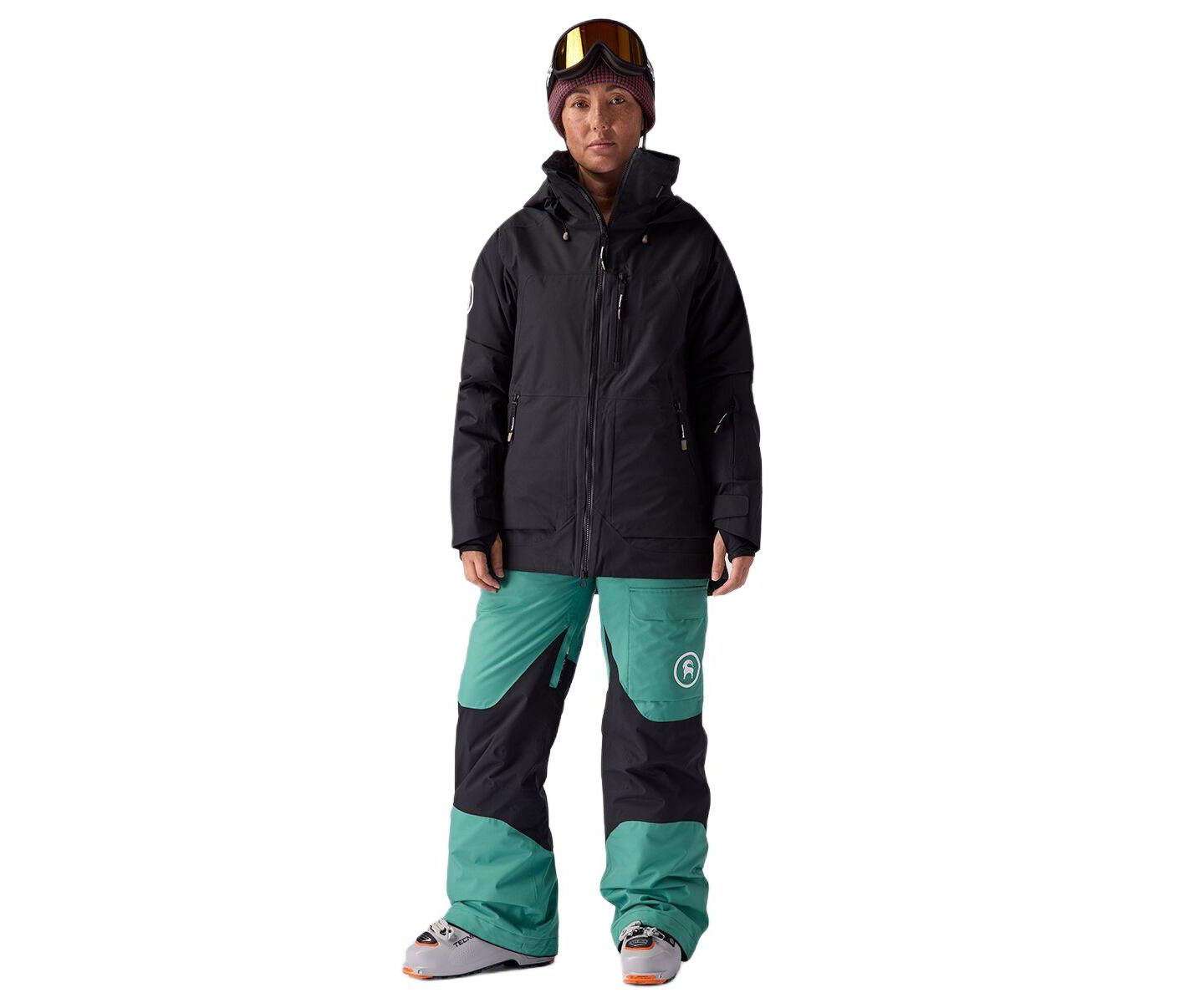 Женская куртка Backcountry CrestCruiser Insulated Jacket Insulated Ski and Snowboard Jackets, цвет: Чёрный — фото 3
