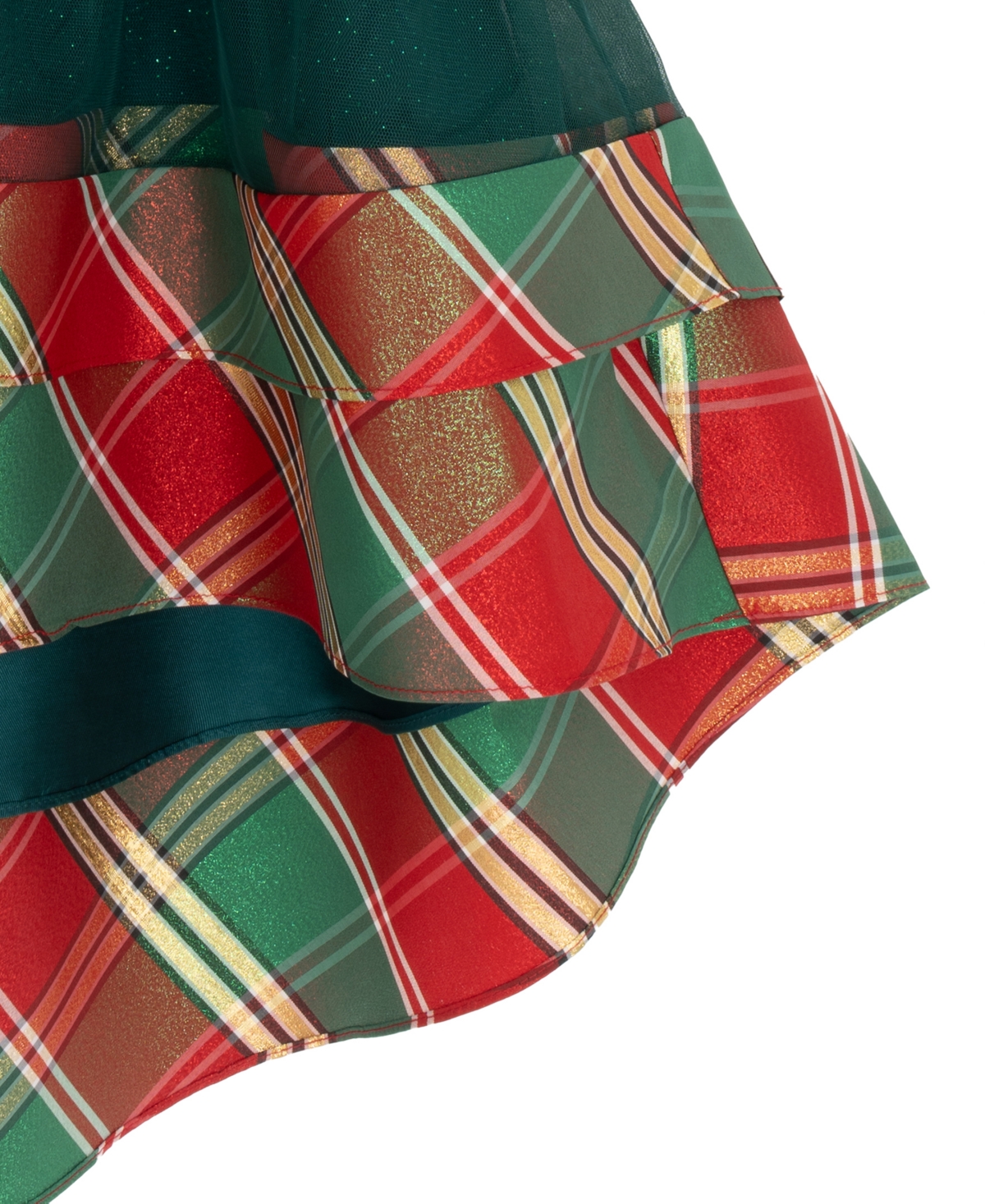 Rare Editions Girls 2T-6X Round Neck High-Low Skirt Dress