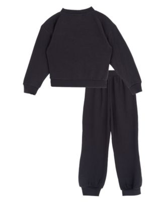 Girls' 4T-6X Long-Sleeve Top and Joggers, 2-Piece Set