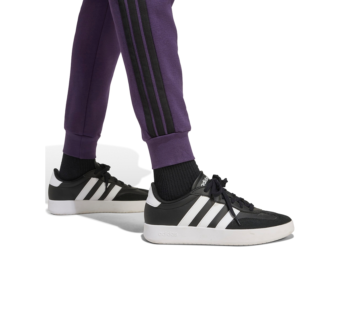 adidas Women's Essentials Three Stripes Fleece Slim Pants