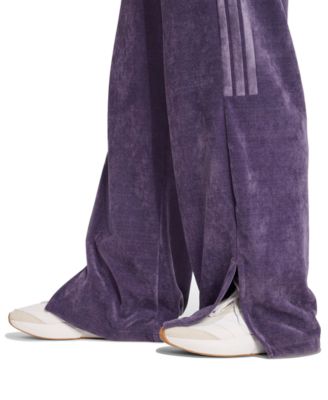 Women's House Of Tiro Velour Open Hem Pants