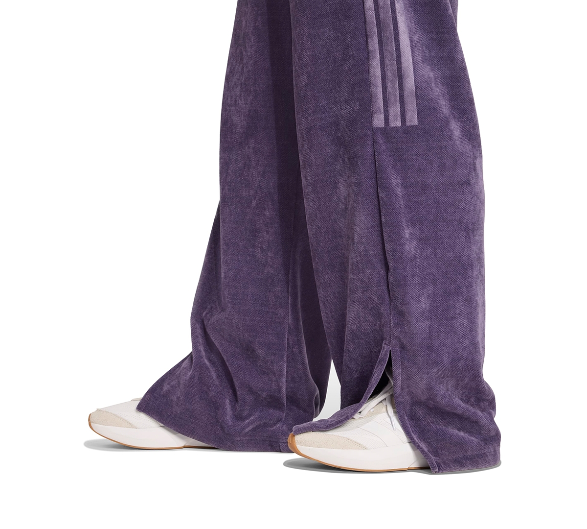 Adidas Originals Women's House Of Tiro Open-hem Pants In Purple