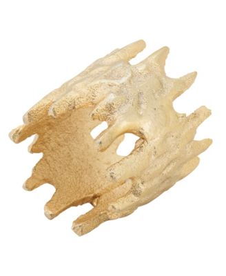 Jagged Edge Napkin Ring, Set of 4