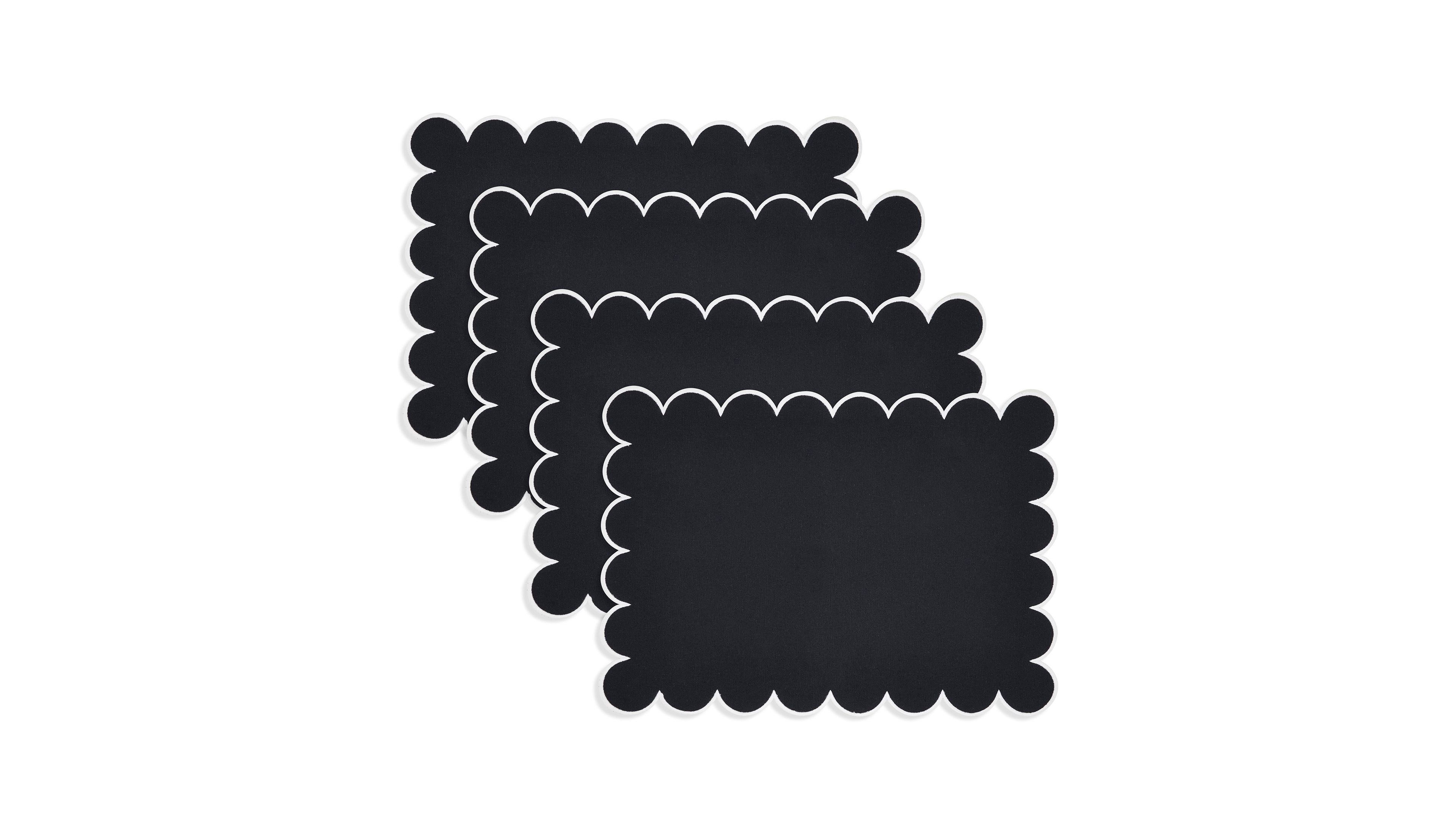 Saro Lifestyle Eco Scallop Border Placemat
