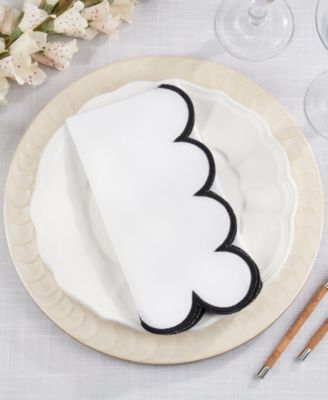 Scalloped Hem Napkin, Set of 4