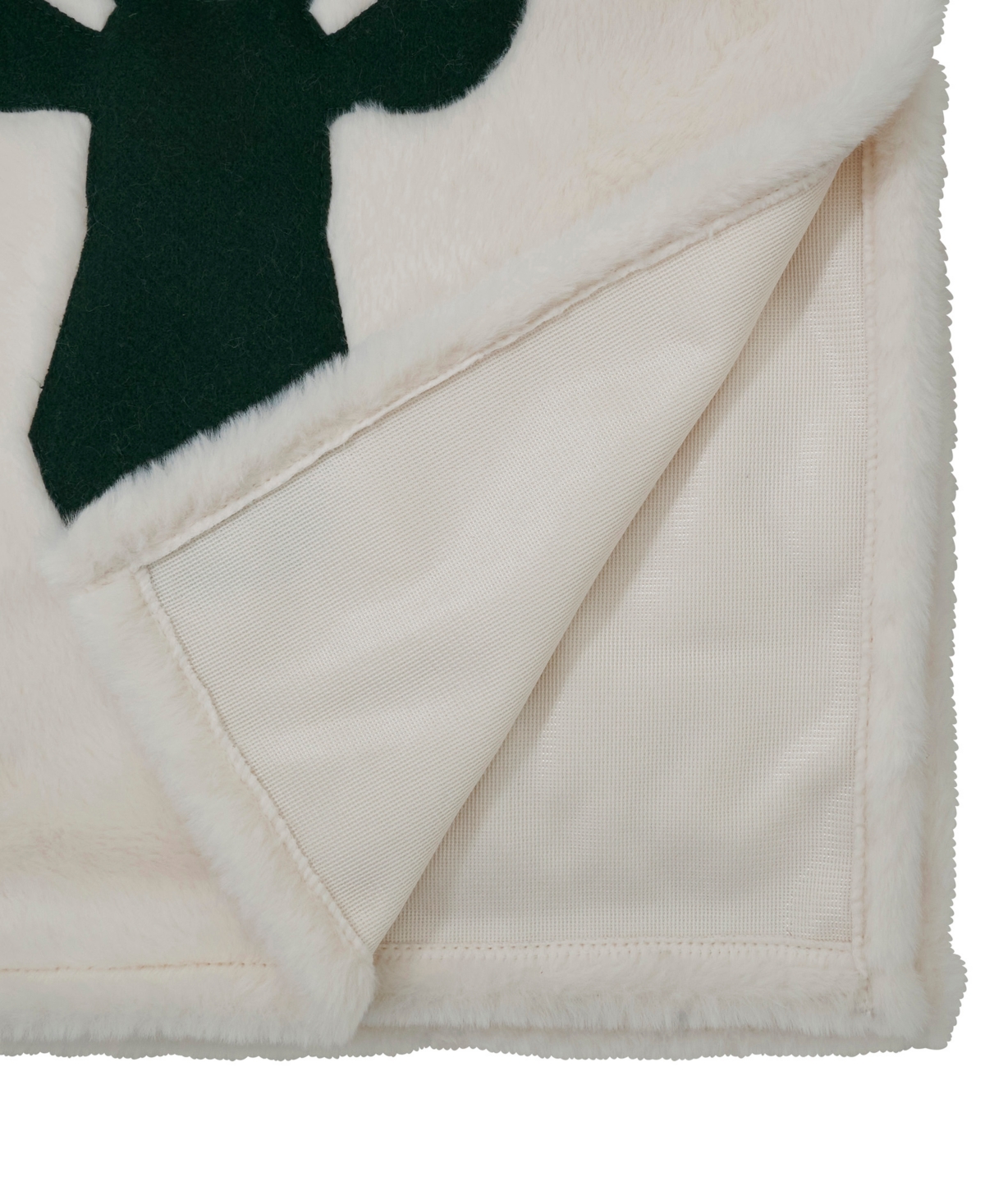 Saro Lifestyle Reindeer Table Runner, 16" X 72" In Green