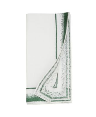 Elegant Embroidery Detail Napkin, Set of 4