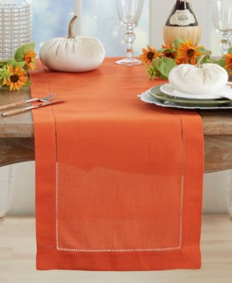 Table Runner with Hemstitched Border, 16" x 72"
