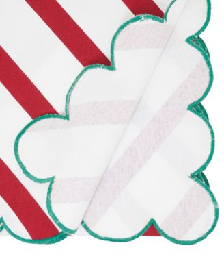 Scalloped Table Runner, 16" x 72"