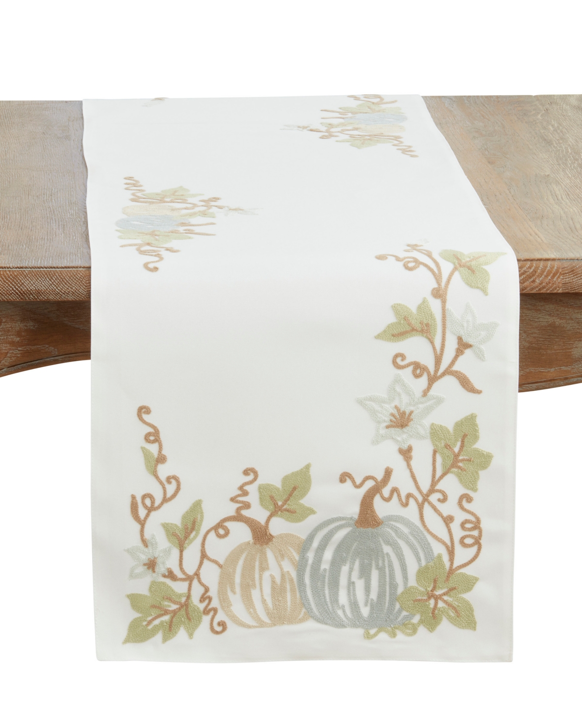 Saro Lifestyle Pumpkins Table Runner
