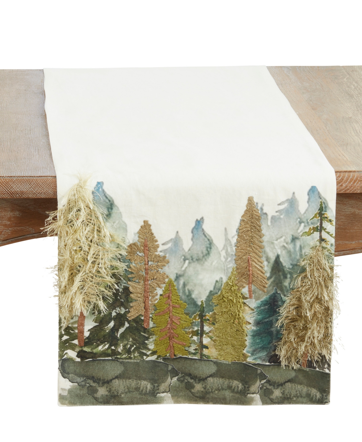 Saro Lifestyle Forest Table Runner, 16" x 72"
