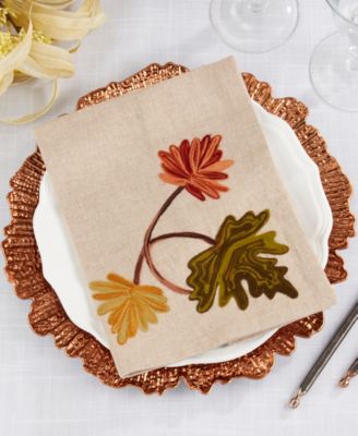 Golden Grove Leaf Napkin, Set of 4