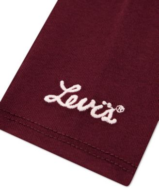 Baby Girls' Long-Sleeve Bodysuit and Denim Skirtall, 2-Piece Set