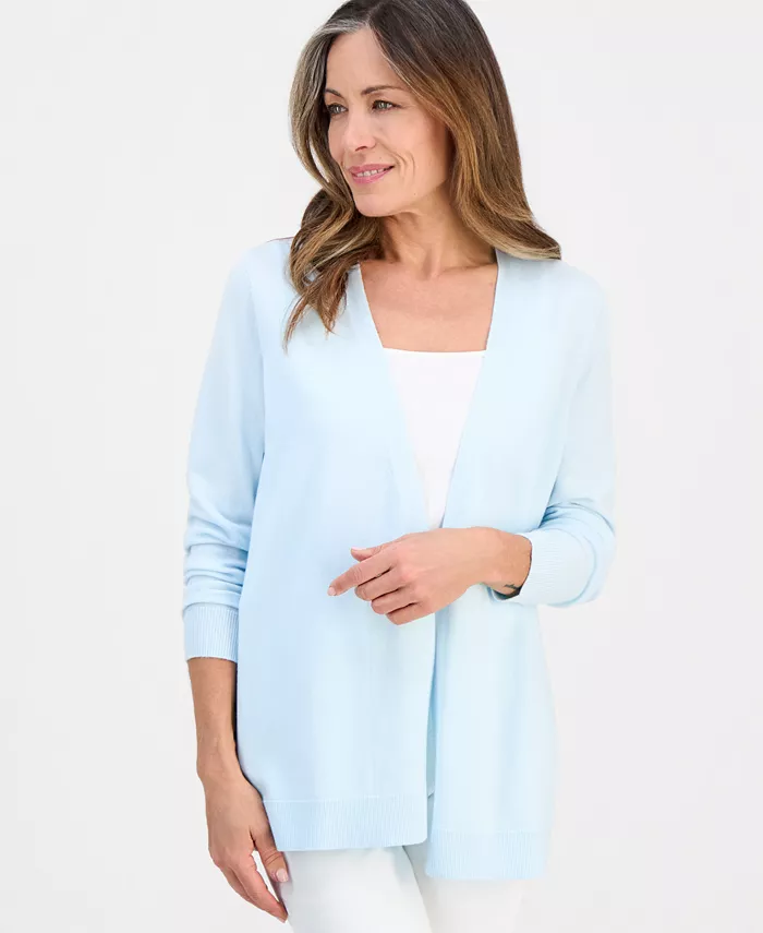Petite Open-Front Cardigan - thumbnail 4