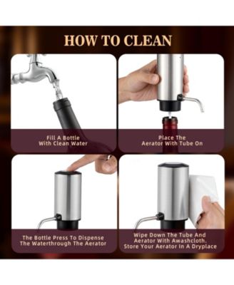 Electric Wine Bottle Opener with Electric Decanter and Aerator