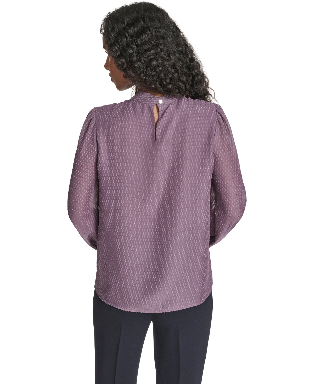 Calvin Klein Women's Textured Long Sleeve Top