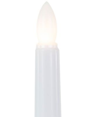 Single Light Window Candles with Remote and Timer, Set of 6