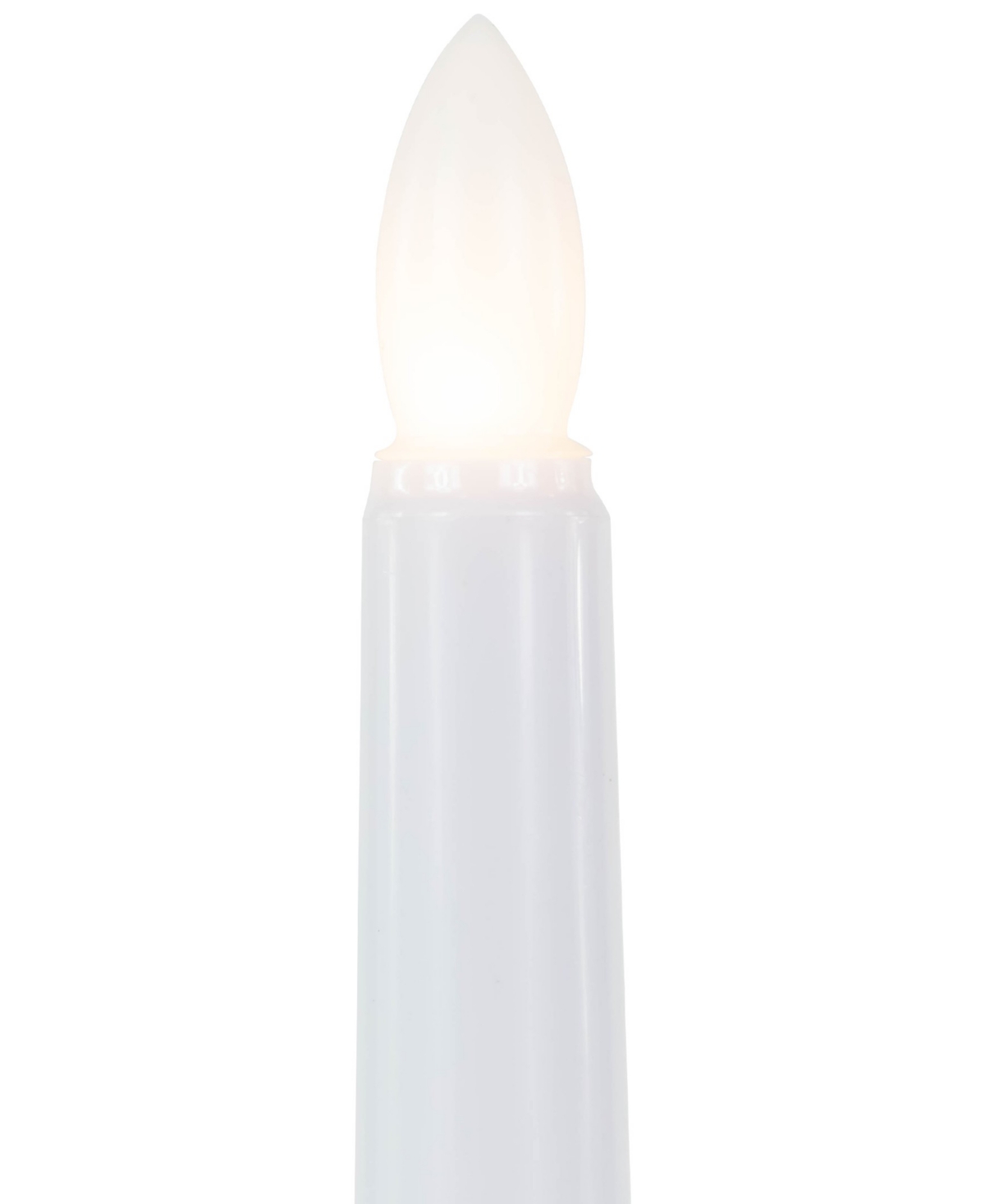 Northlight Single Light Window Candles With Remote And Timer, Set Of 6 In White