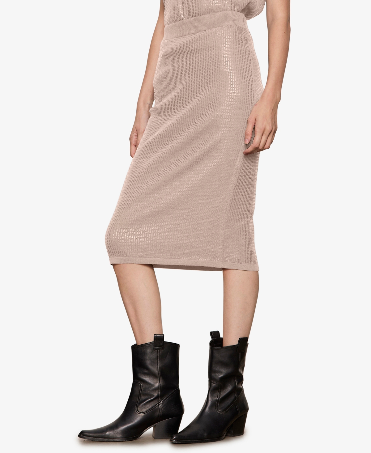 Sanctuary Women's Sparkle Sequin Pencil Skirt