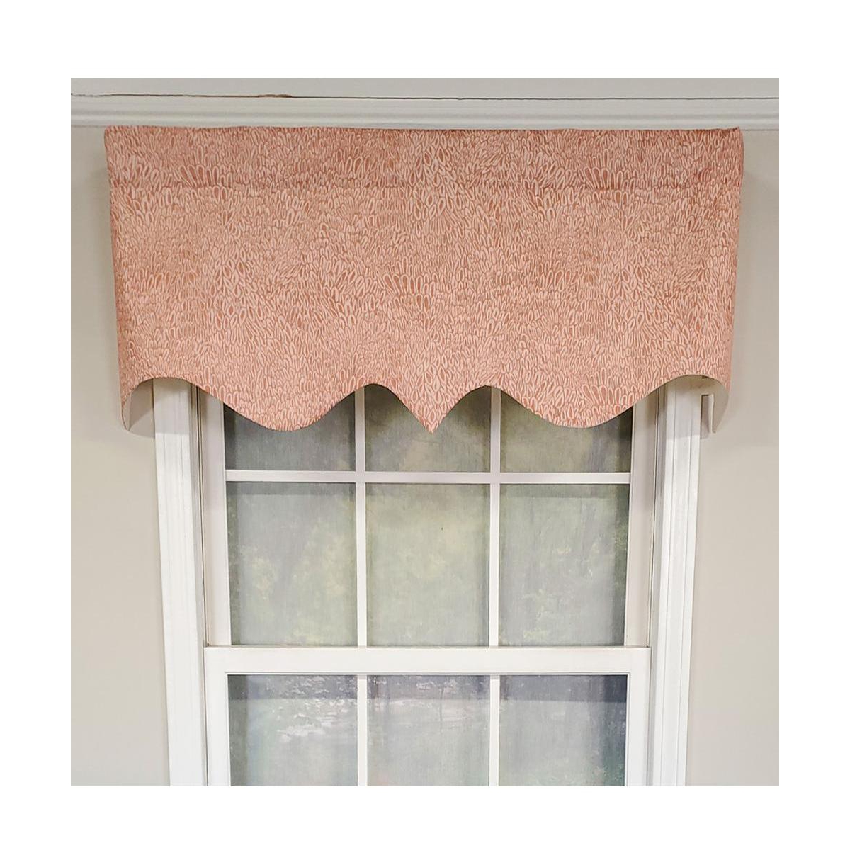Rlf Home Luxurious Modern Design Classic Miramar Regal Style Window Valance 50" x 17