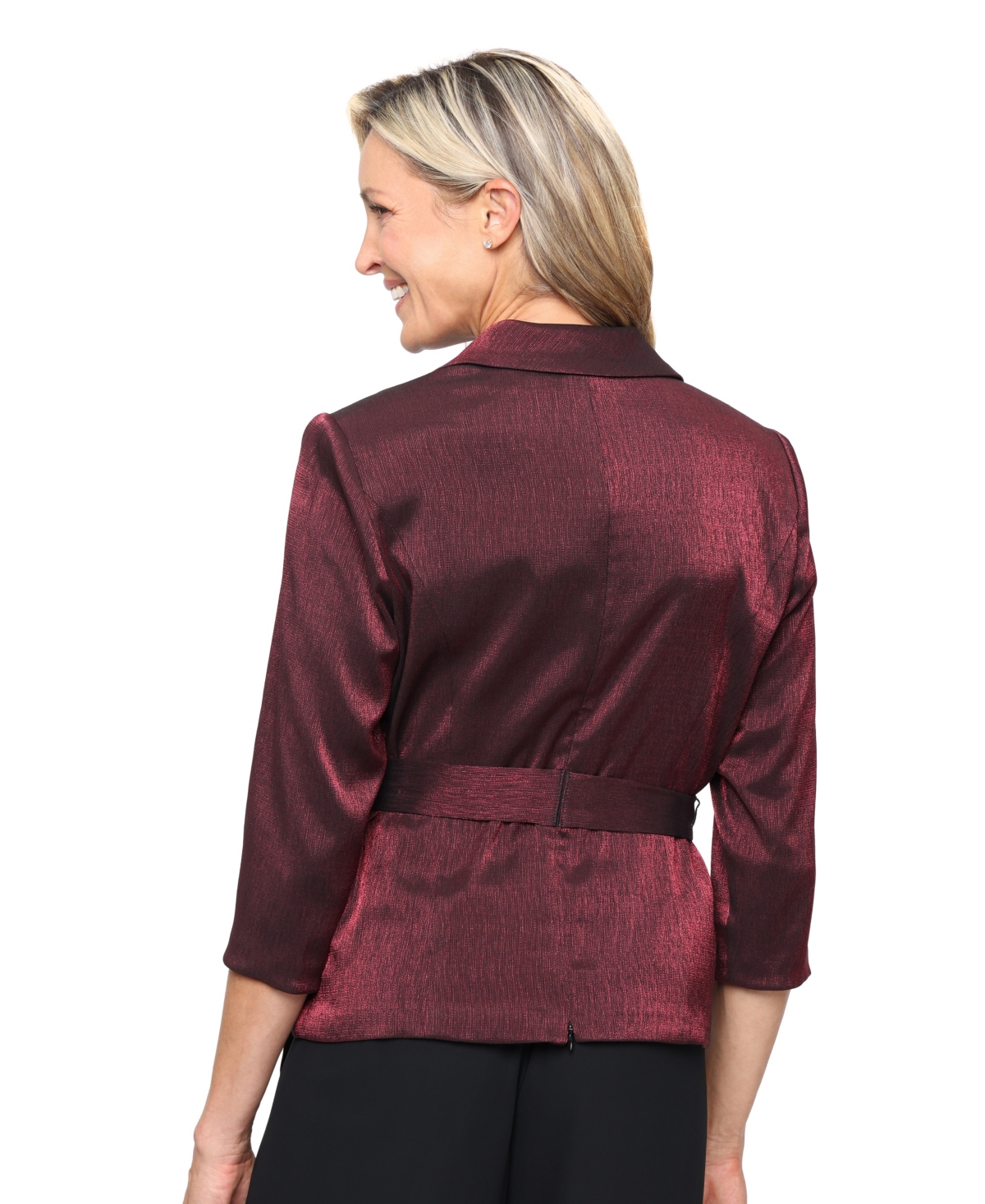 Alex Evenings Petite V-Neck Top