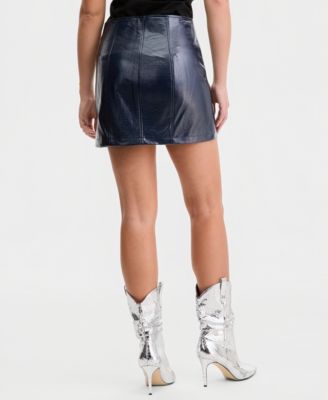 Women' Nico Faux-Leather Mini Skirt