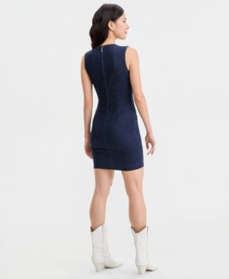 Women's Dahlia Denim Sleeveless Mini Dress