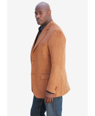 Big & Tall Microsuede Blazer