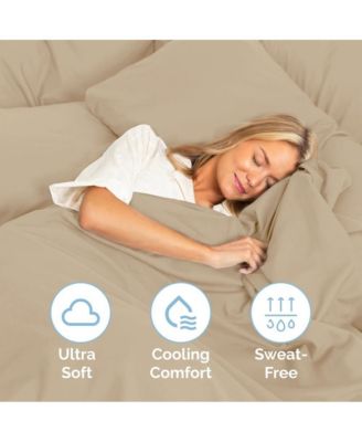 Extra Deep Pocket 18 - 24 Inch Microfiber Fitted Sheet - King