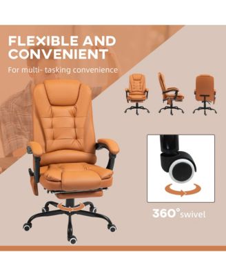 7-Point Vibrating Massage Office Chair with High Back