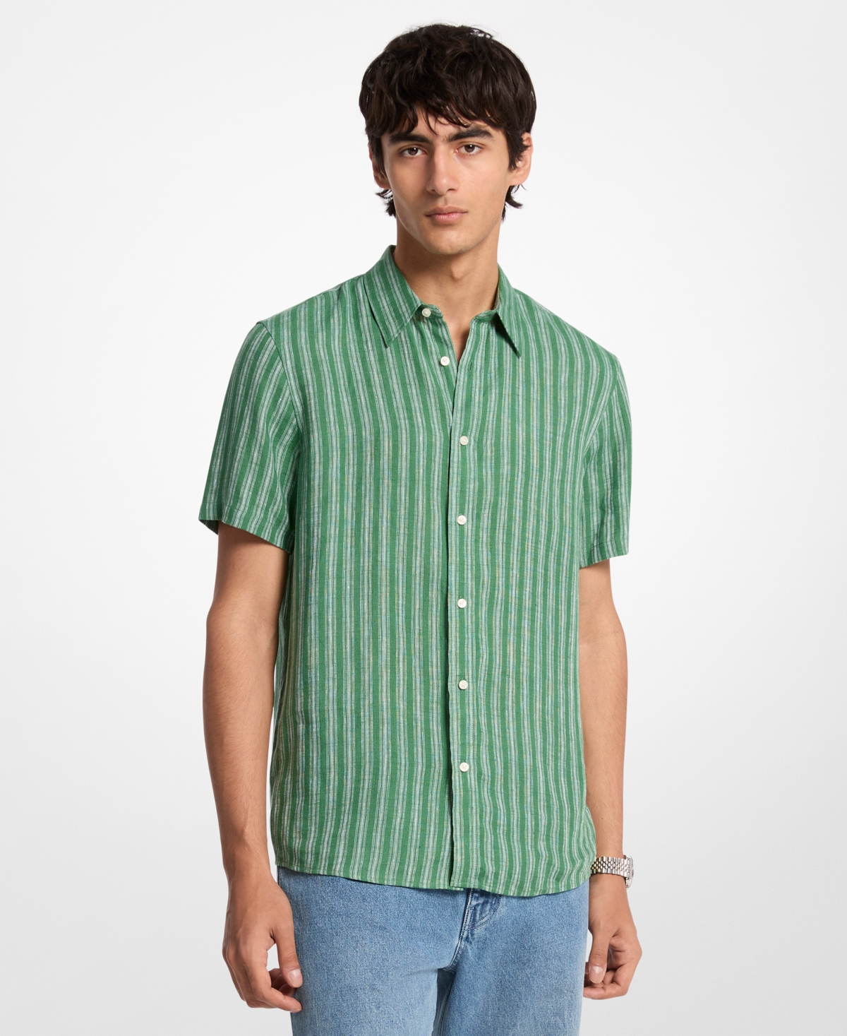 Michael Kors Men's Classic Striped Shirt