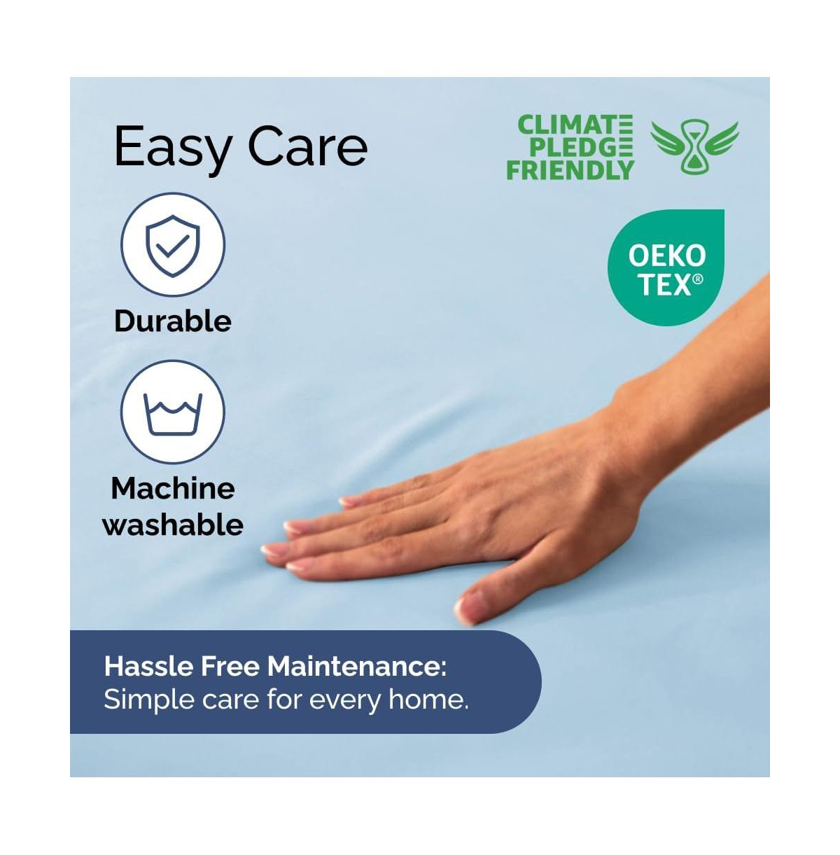 Cgk Unlimited Extra Deep Pocket 18 - 24 Inch Microfiber Fitted Sheet King