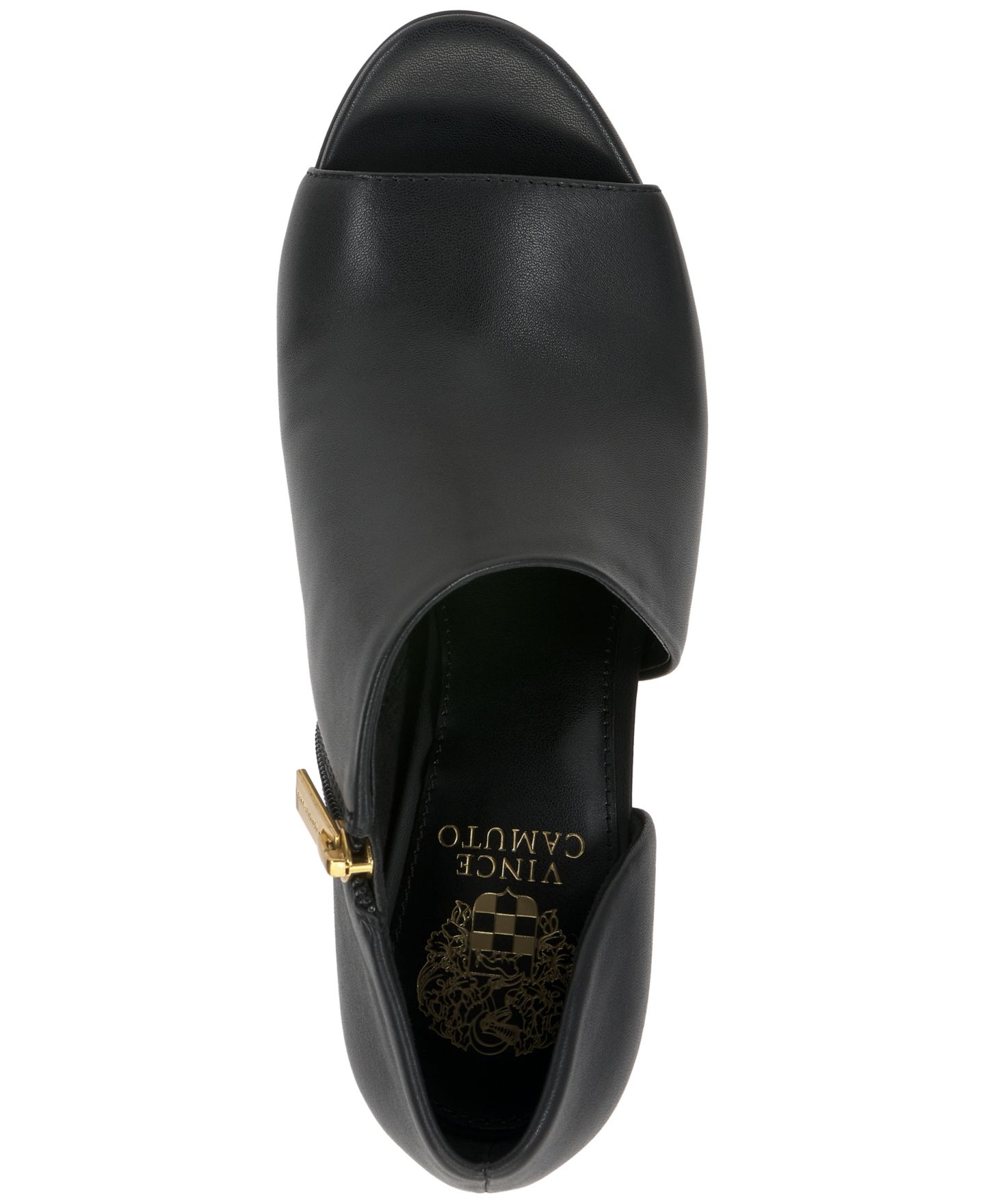 Женские сандалии Vince Camuto Telemi High Heel Dress Sandals, цвет: Чёрный кожаный — фото 4