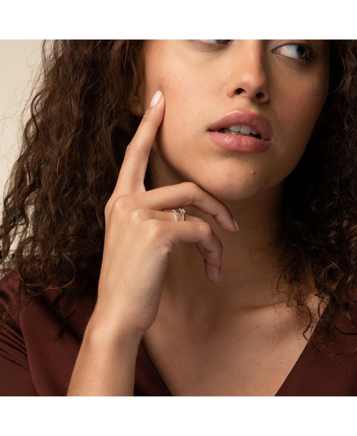 Saya Double Band Adjustable Ring