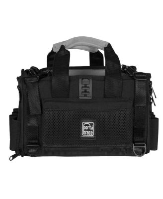 Silent Audio Organizer Bag for Sound Devices MixPre-6 Portable Recorder, Black/Platinum