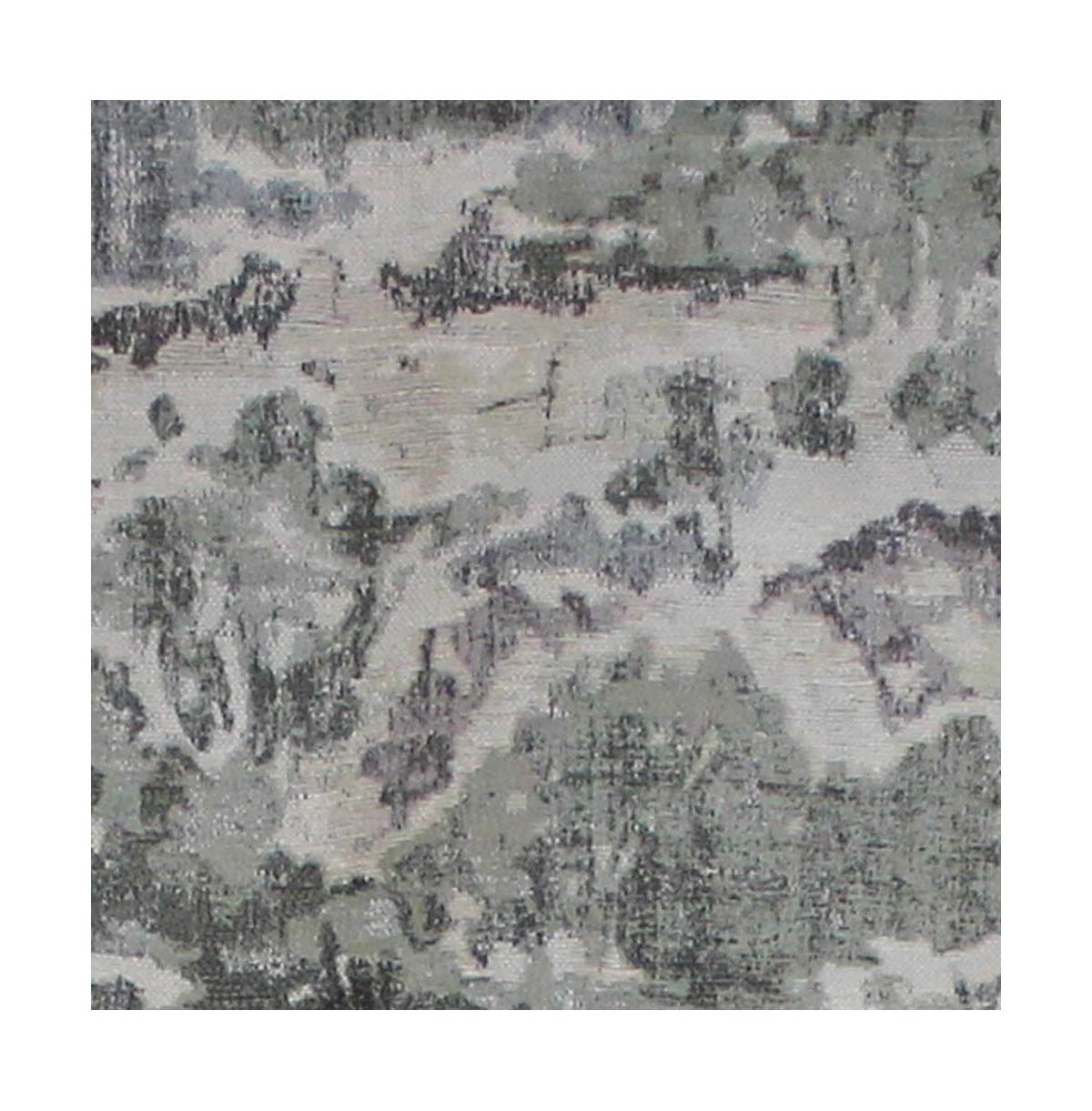 Rlf Home Horizon Elevate Living Space Regal Elegant Valance Premium Window Treatment 3" Rod Pocket 50" x 17" Smoke Gray