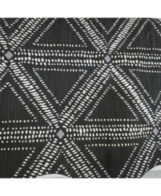 100% Cotton Zircon Regal With Poly/Cotton Ivory lining Rod Pocket Valance 50" x 16" Silver