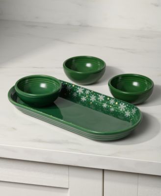 Jade Snowflakes 4-Piece Condiment Set, Exclusively at Macy's