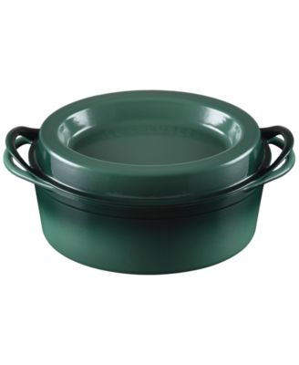 Enameled Cast Iron 7.25-Quart Traditional Oval Doufeu Dutch Oven
