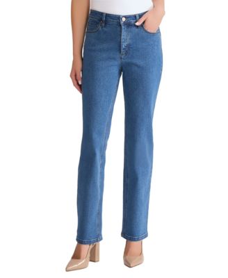 Petite Madison Straight Ankle Jeans