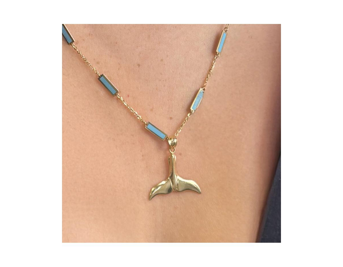 The Lovery Gold Tail Charm 14K Gold