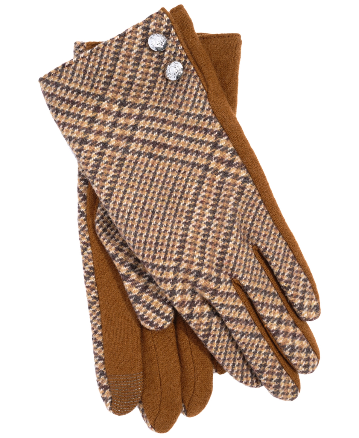 Ralph Lauren Two Button With Pattern Top Glove In Brown