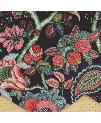 Zoe Petticoat 3" Rod Pocket Lining Luxurious and Elegant Window Treatment Valance 50" x 15" Black