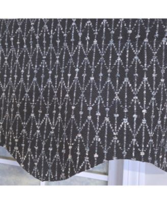 100% Cotton Sassari Regal With Poly/Cotton Ivory lining Rod Pocket Valance 50" x 15" Iron