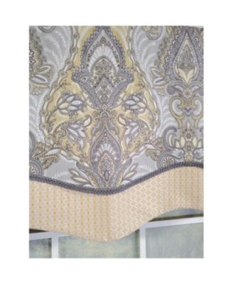 3" Rod Pocket High Quality Fabric Nobility Glory Valance for Windows 50" x 16" Gary